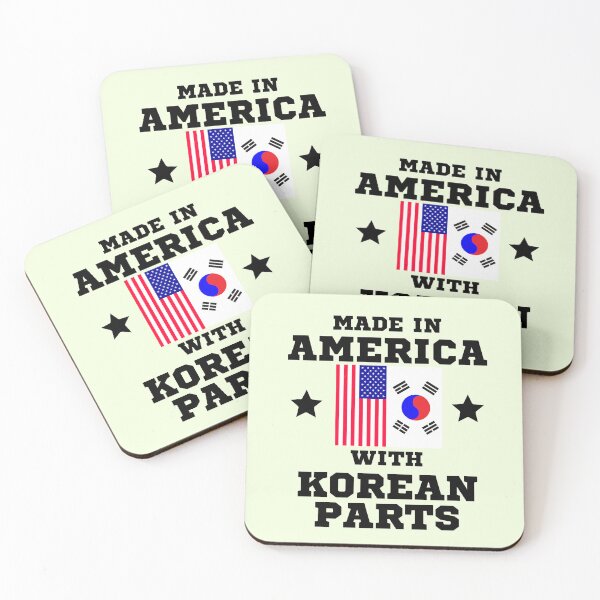 Item preview, Made in America with Korean parts, Part American, Born in Korea, I am Korean, Proud American, Proud Korean, Half Korean, Half American designed and sold by InspiresME.