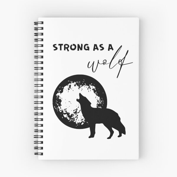 Item preview, Strong As A Wolf Moon Wolf Howling Inspiration Strength designed and sold by hShah06.
