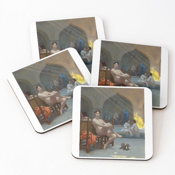 Item preview, Jean-Leon Gerome -The Women's Bath -Harem Figurative- Study For A Maure Bath, Turkish Woman In The Bath designed and sold by TeeARTHY.