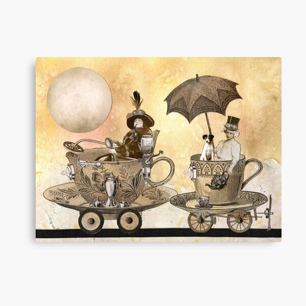 Coffee Brigade Canvas Print