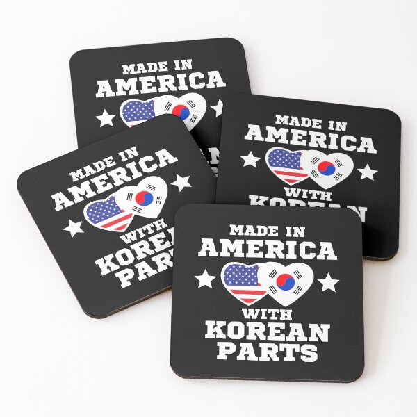 Item preview, Made in America with Korean parts, Part American, Born in Korea, I am Korean, Proud American, Proud Korean, Half Korean, Half American designed and sold by InspiresME.
