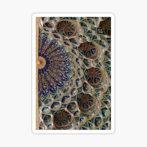 Aperçu de l'œuvre Détail du toit, Amaur Timur Mausoleum, Samarcande créée et vendue par Gillian Anderson LAPS, AFIAP.