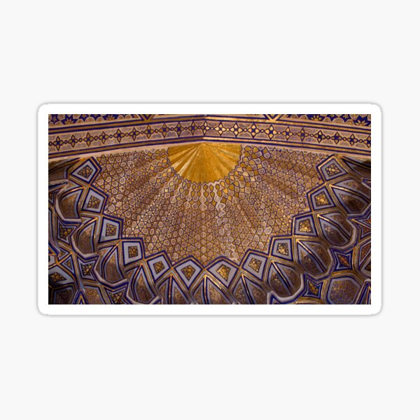 Item preview, Ceiling, Amur Timur Mausoleum, Samarkand designed and sold by Gillian Anderson LAPS, AFIAP.