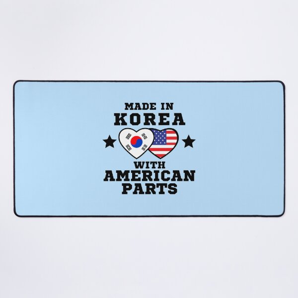 Item preview, Made in Korea with American parts, Part American, Born in Korea, I am Korean, Proud American, Proud Korean, Half Korean, Half American designed and sold by InspiresME.
