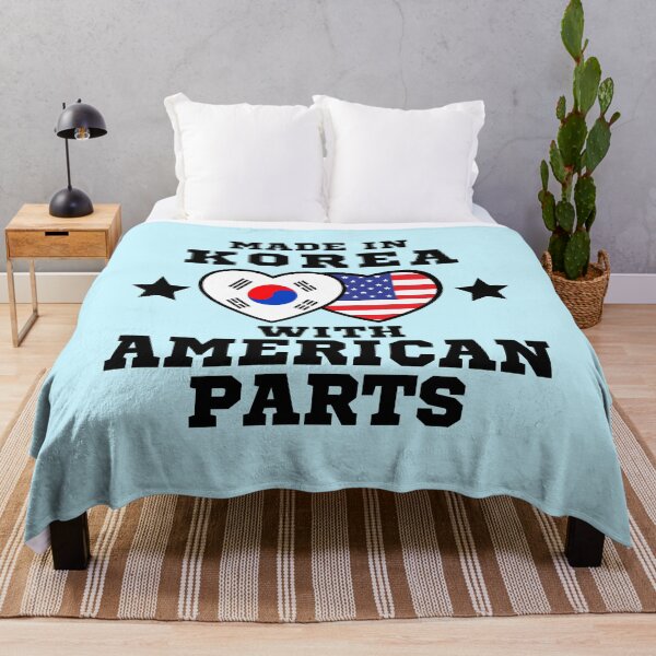 Item preview, Made in Korea with American parts, Part American, Born in Korea, I am Korean, Proud American, Proud Korean, Half Korean, Half American designed and sold by InspiresME.