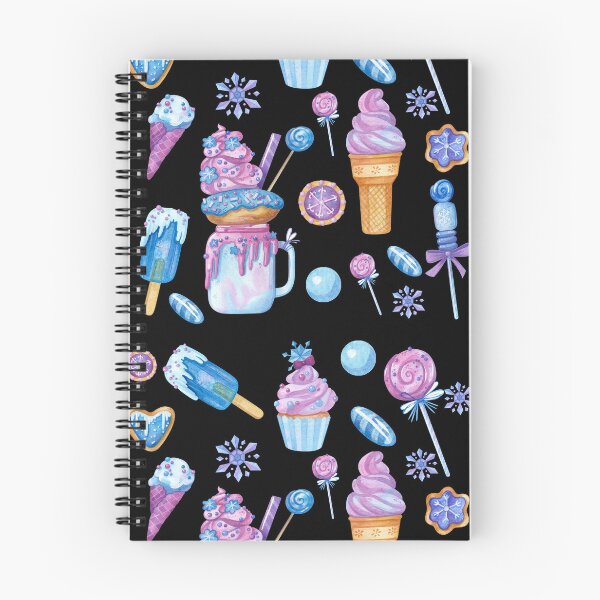 Item preview, Watercolour cupcake desserts pattern designed and sold by Vavilonskaya.