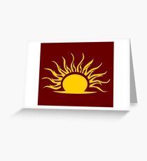 Mythic Dawn Symbol Greeting Card