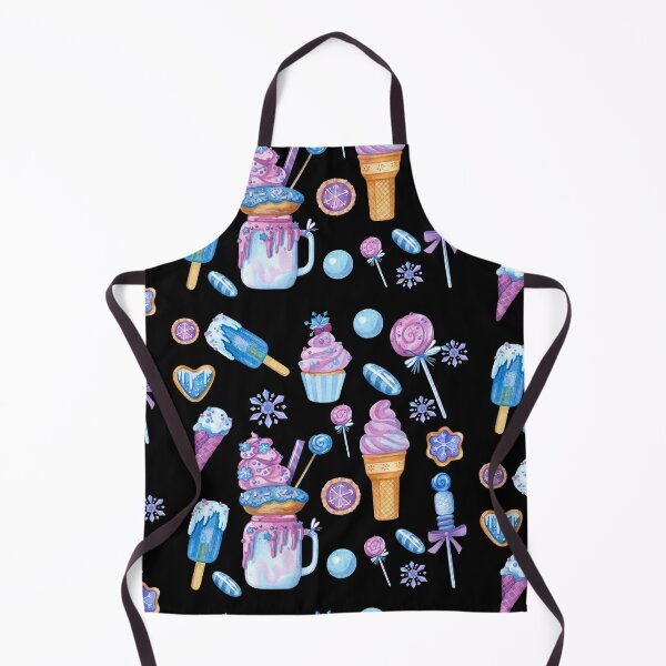 Item preview, Watercolour cupcake desserts pattern designed and sold by Vavilonskaya.