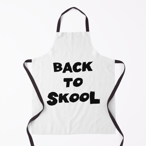 Item preview, Back to Skool Text Monochrome White designed and sold by Meepuruproject.
