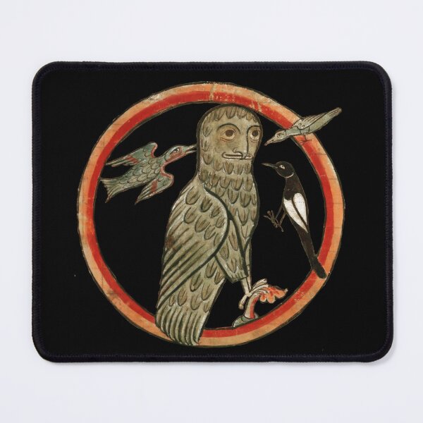 Item preview, Medieval art - "Owl with birds" designed and sold by ArtOfSilentium.