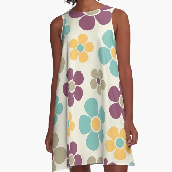 Item preview, Reto 1960s Style Mid Mod Floral Pattern designed and sold by tonymagnerart.