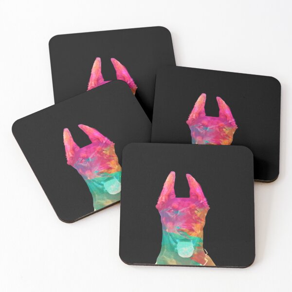 Item preview, doberman dog colorful face  designed and sold by alaechamlal.