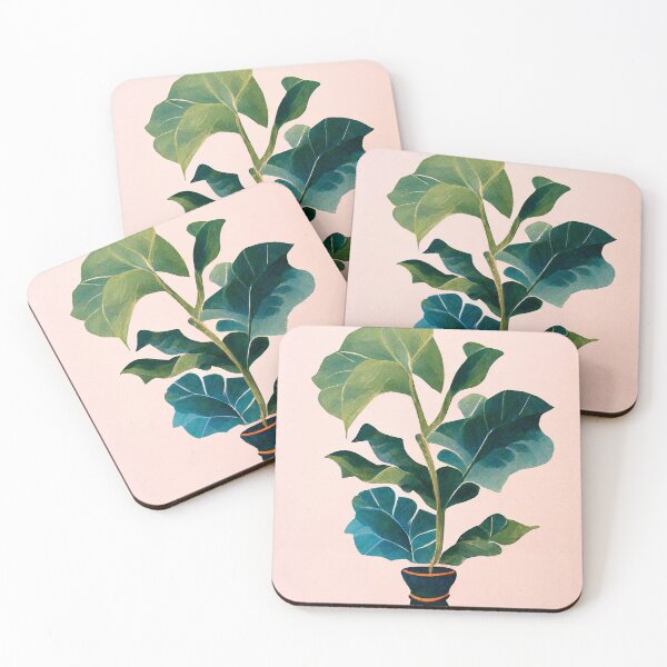 Item preview, Fiddle Leaf Fig Retro Wall Art designed and sold by betternotes.