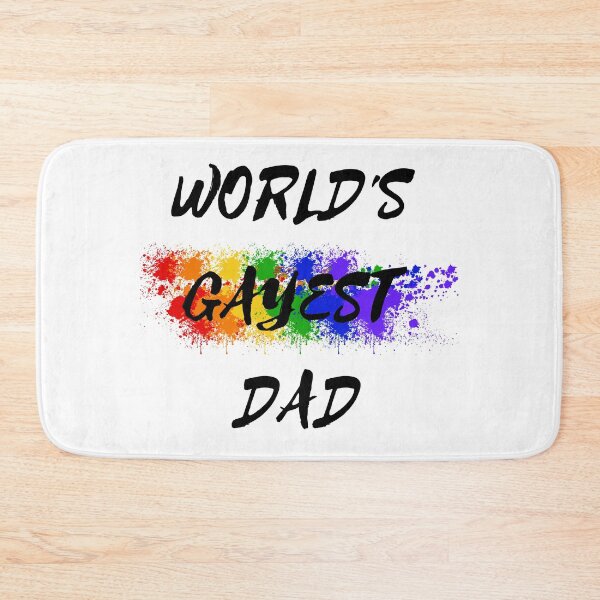 Item preview, World's Gayest Dad designed and sold by LuckyKermit.