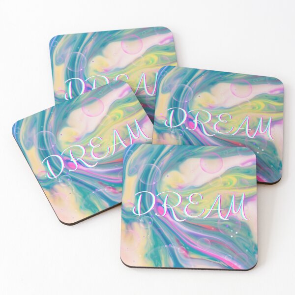 Item preview, Dream... A marble effect with floating bubbles designed and sold by Wonder & Whimsy.