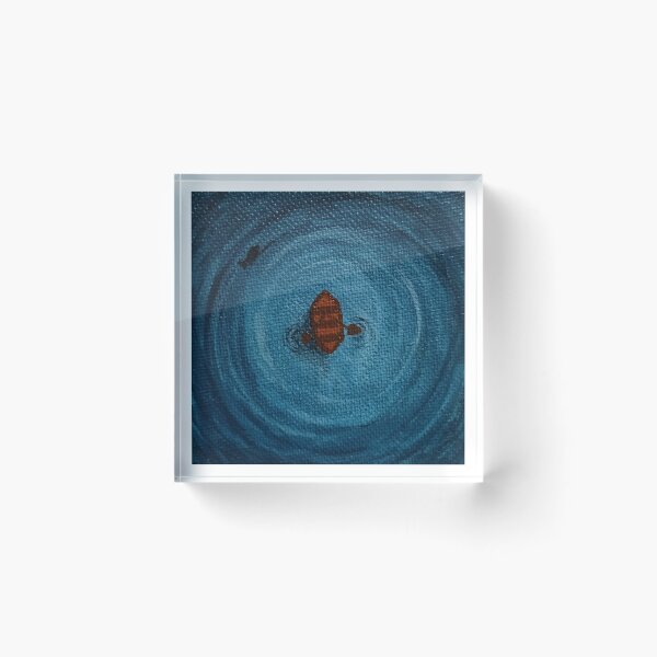 Item preview, A Lonely Boat designed and sold by AkshayaArtWork.