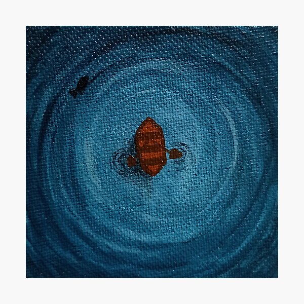 Item preview, A Lonely Boat designed and sold by AkshayaArtWork.