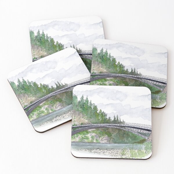 Item preview, Craigellachie Bridge - Speyside Way Watercolour designed and sold by Tom Napper Design.