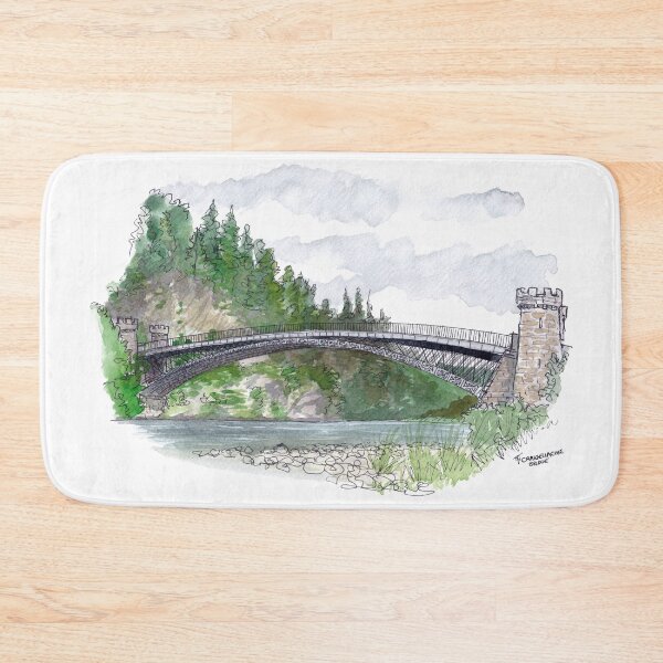 Item preview, Craigellachie Bridge - Speyside Way Watercolour designed and sold by Tom Napper Design.