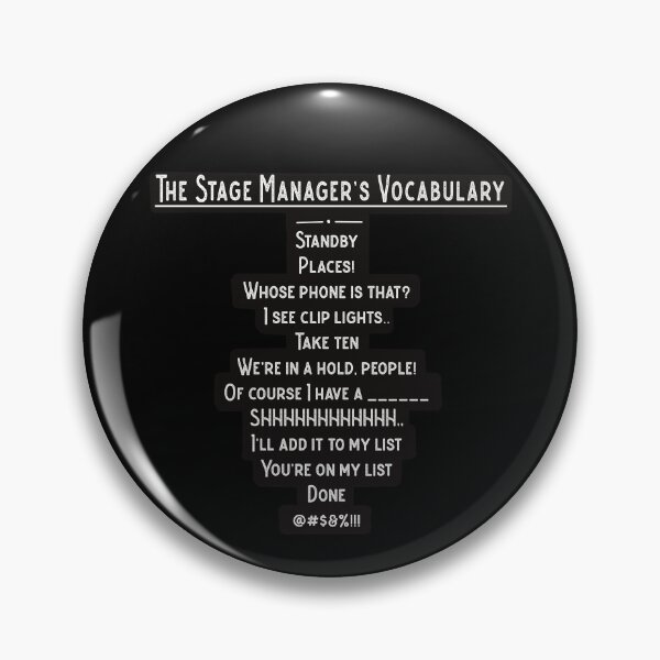 Item preview, Stage Manager Vocabulary designed and sold by swilmer.