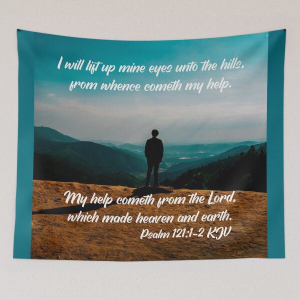 Item preview, Psalm 121:1-2 King James Version Bible Verse designed and sold by Caregiverology.