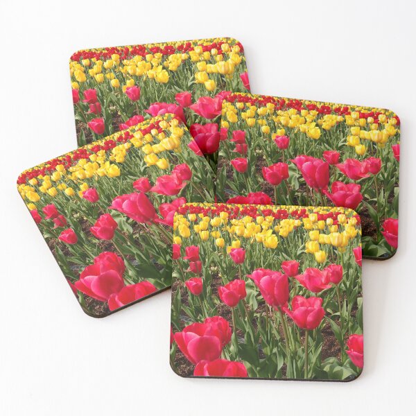Item preview, Red And Yellow Tulip Field designed and sold by Taceo10.