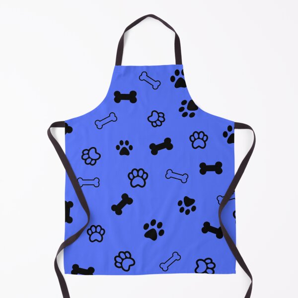 Item preview, Pawprints and Bones Blue designed and sold by dogwoodandthyme.