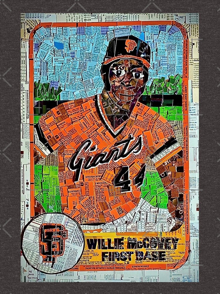 Willie McCovey Men's San Francisco Giants Throwback Jersey - Grey