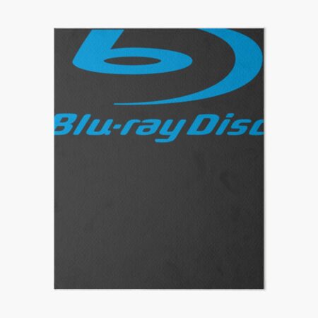 Blu Ray Disc Logo Art Board Print For Sale By Siobhanthesalad Redbubble