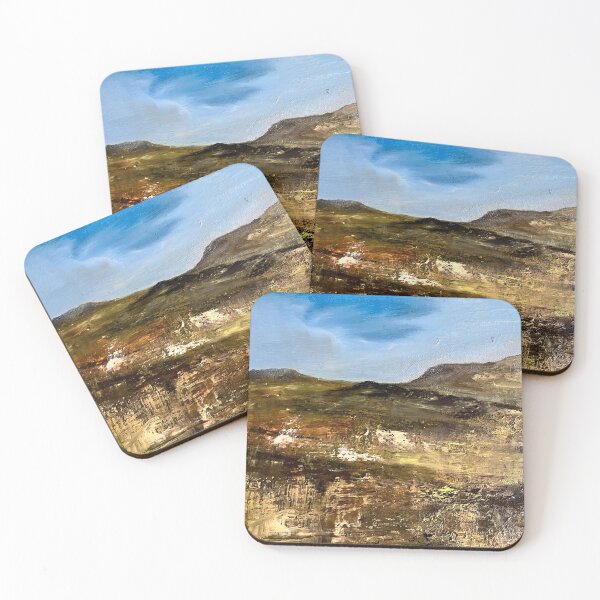 Item preview, semi abstract landscape painting designed and sold by HelenStamp.
