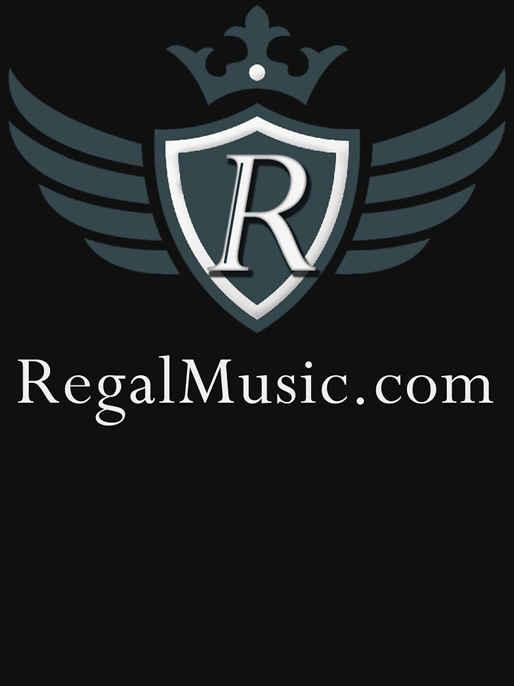 Thumbnail 7 of 7, Classic T-Shirt, RegalMusic logo for vintage guitar fans designed and sold by Regal-Music.
