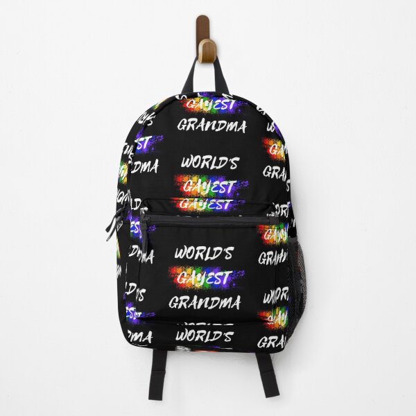 Item preview, World's Gayest Grandma Gay Grandmother Pride In Black designed and sold by LuckyKermit.