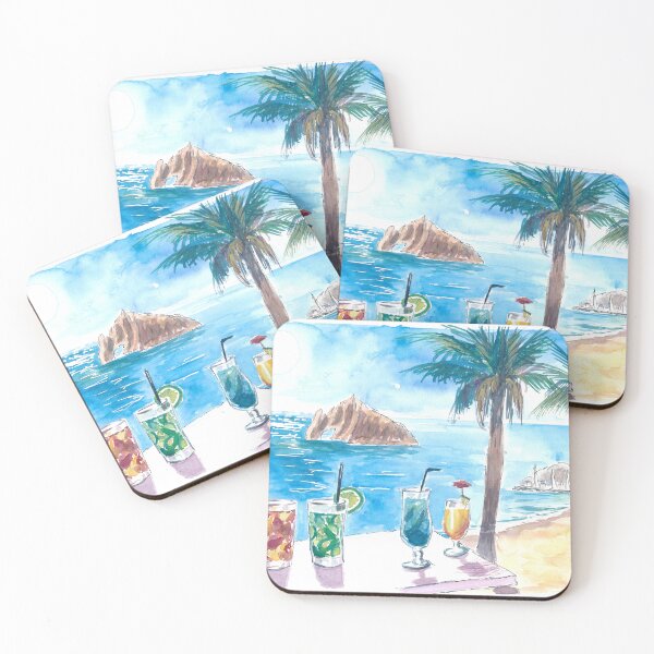 Item preview, Cocktails ready for Sunset with Rocks in Cabo San Lucas designed and sold by artshop77.