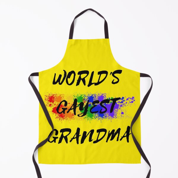 Item preview, World's Gayest Grandma Gay Grandmother Pride In Yellow designed and sold by LuckyKermit.