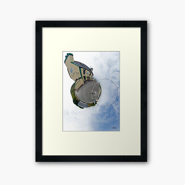 Biddy's House - the Crossroads Pub, Glencolmcille(Sky Out) Framed Art Print