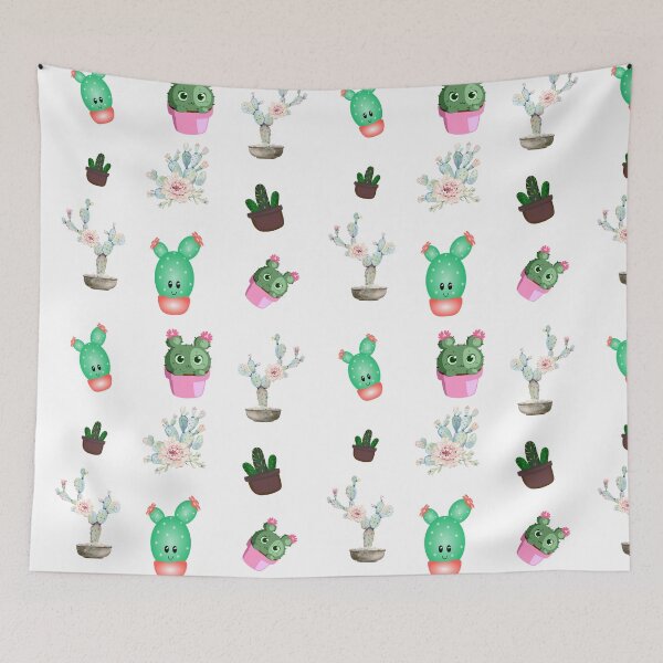 Item preview, Succulove Cactus Watercolour Watercolor Aesthetic-Watercolor Succulent Caktus designed and sold by DiensDesign.