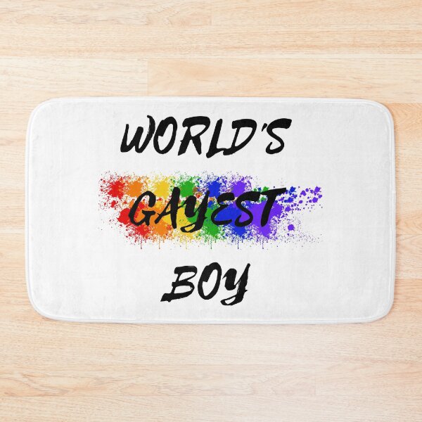 Item preview, World's Gayest Boy designed and sold by LuckyKermit.