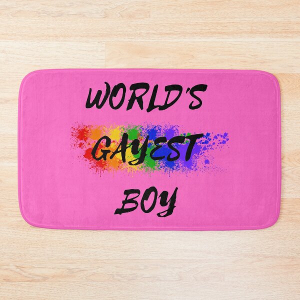 Item preview, World's Gayest Boy Color Splash For Pride Month In Pink designed and sold by LuckyKermit.