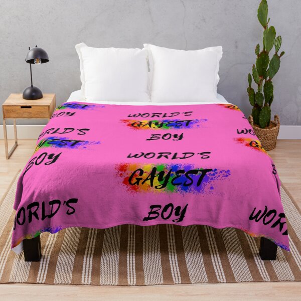 Item preview, World's Gayest Boy Color Splash For Pride Month In Pink designed and sold by LuckyKermit.