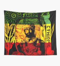 Rasta Haile Selassie natürlicher mystischer Löwe von Juda Wandbehang