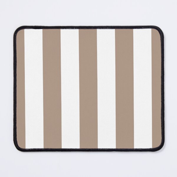 Item preview, Medium WARM TAUPE and WHITE Vertical STRIPES designed and sold by RachelMacht.