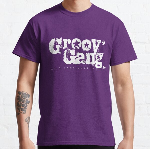 White Groov'gang logo Classic T-Shirt