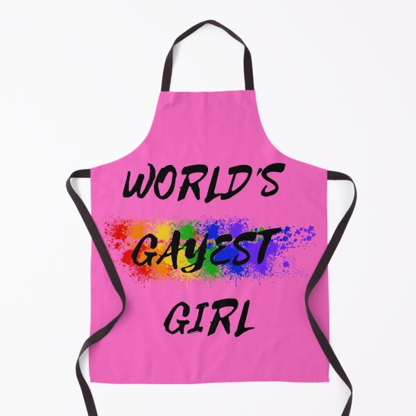 Item preview, World's Gayest Girl Color Splash Lesbian Pride For Sapphics In Pink designed and sold by LuckyKermit.