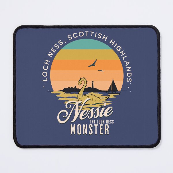 Item preview, Nessie The Loch Ness Monster Retro Vintage Sunset Design designed and sold by dschiffer12.