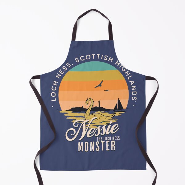 Item preview, Nessie The Loch Ness Monster Retro Vintage Sunset Design designed and sold by dschiffer12.