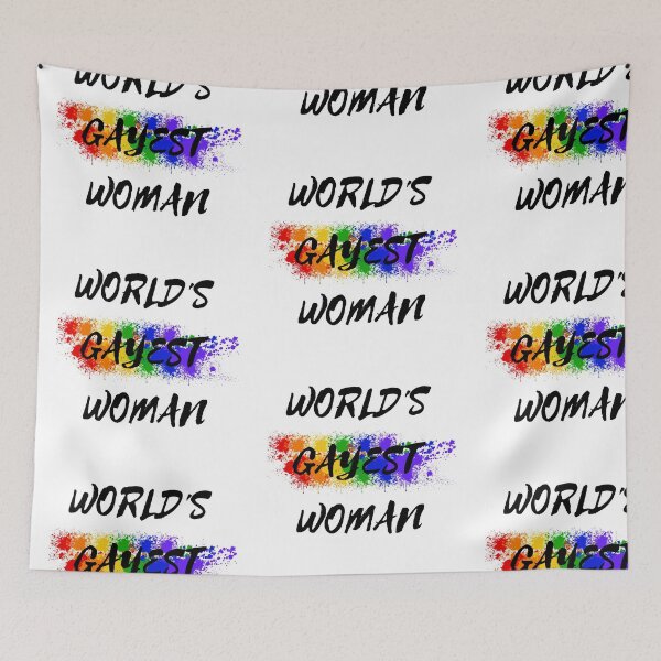 Item preview, World's Gayest Woman designed and sold by LuckyKermit.