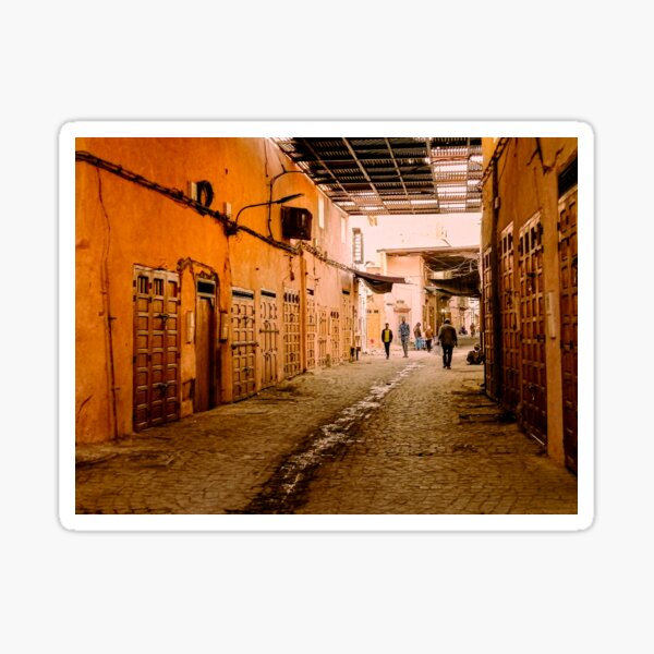 Vista previa del artículo con la obra «calles de marrakech», diseñado y vendido por Heavy Heads.