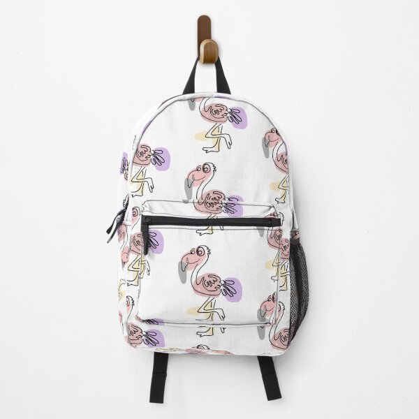 Item preview, Cute Artsy Pink Flamingo Bird Abstract Line Art designed and sold by Nature's Fancy.