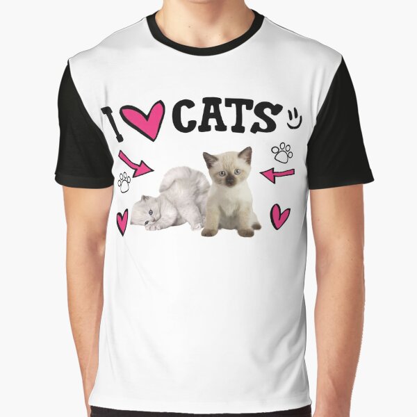 I Love Cats T Shirts For Sale Redbubble