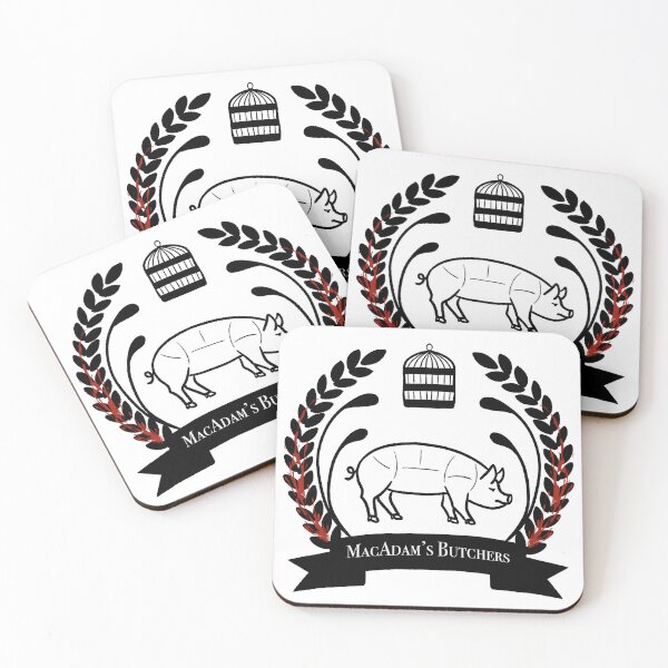 Item preview, MacAdams Butchers designed and sold by NeighbourlyPod.